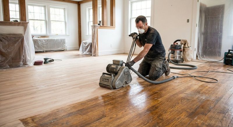 Tiger Wood Floor Refinishing in Olathe, KS